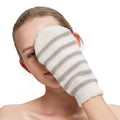 Bamboo Fiber Bath Exfoliating Glove Bathing Spa Glove Brush Scrub Glove for Shower All Natural Natural Colours Body Care Nylon