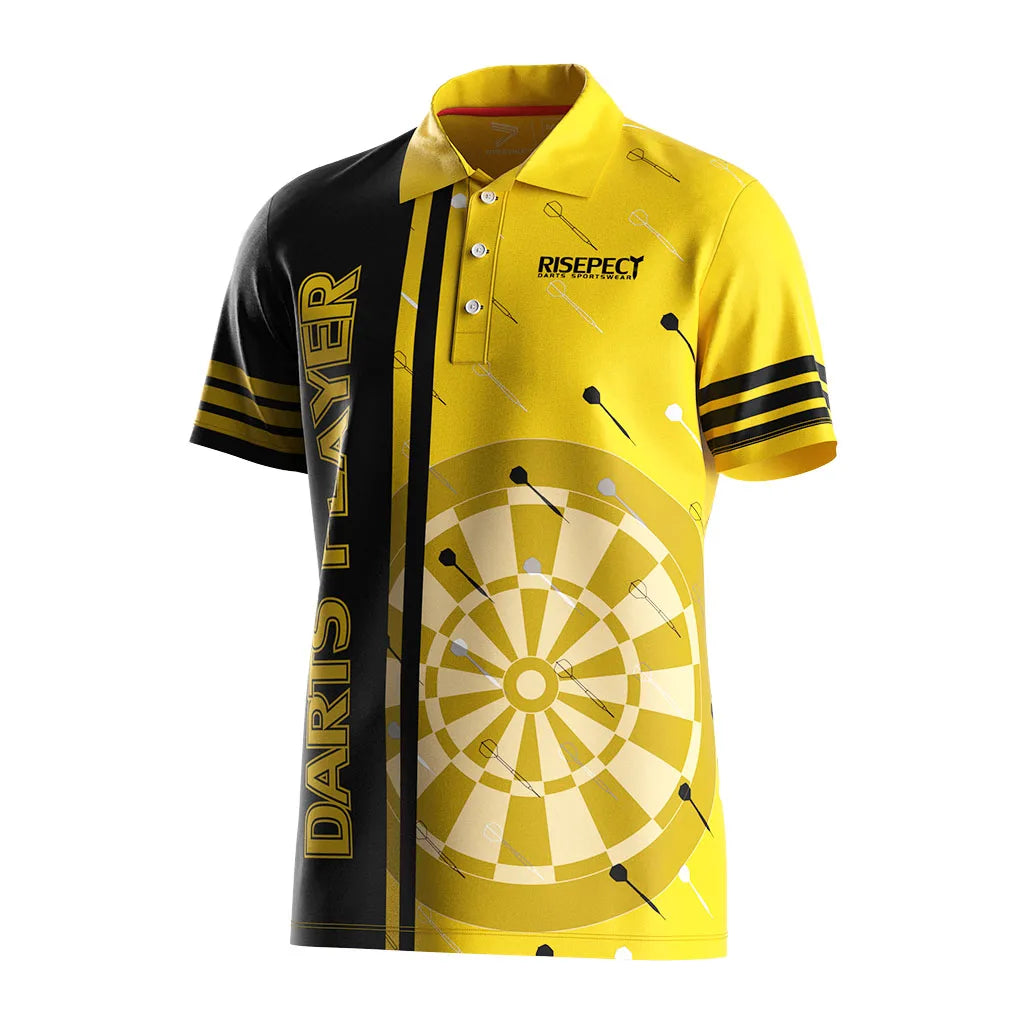 Quick Dry Dart Polo Sweat Moisture and Anti Odor Athletic Cut Provide Maximum Flexibility for Competition Wear