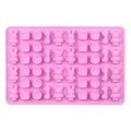 Saffron Best-Selling Gummy Molds Quality Silica Gel Candy Sugar Molds Bear Rabbit Buttons Silicon Mold