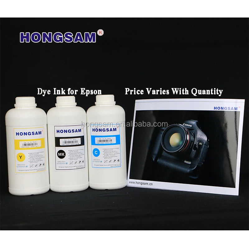HONGSAM 23 Years Factory Experience Wide Color Gamut High Light Fastness Dye Ink for hp Printer MegaBDM