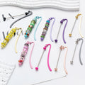 Xiximi Multi Color DIY Metal Bookmark Creative Personalized Retro Feather Shape Beaded Bookmark Cheap Promotional Gifts
