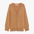 Wholesale Custom Wool and Cashmere Blend Cardigan Women's V-Neck Luxury Knit Sweater