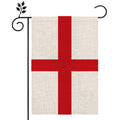 Custom 12x18 Inch Indoor Outdoor Decorative England Burlap Garden Flags