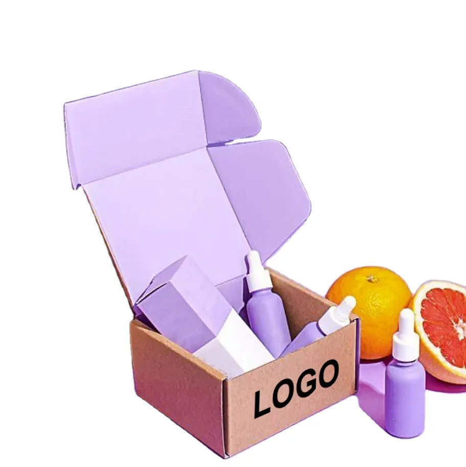 Recycled Corrugated Mailer Boxes Custom Logo Embossing Strong Export Packing Customizable Colors for Clothing Apparel Packaging