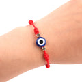 Bracciale Handmade Knit 7 Knots Lucky Red Strand Bracelet Adjustable Lucky  Eye Charm Couple Bracelets Pulseras Ojo Turco