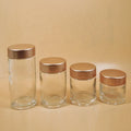 Food Grade Round Transparent Jam Honey Jelly Glass Storage Jar with Screw Lid