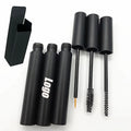 4ml Frosted Black Eyebrow Faciais Mascara Tube Empty Eyelashes Glue Vials Liquid Cream Empty Mascara Tube Black with Brush/Wand