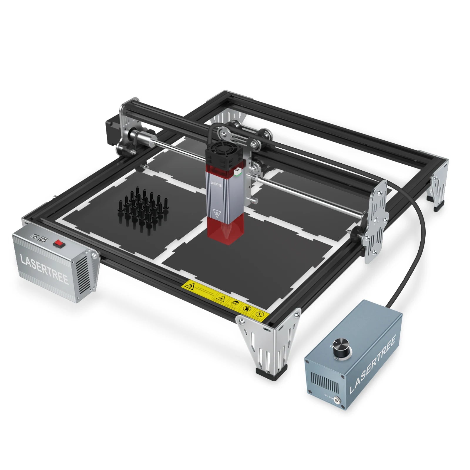 LASER TREE K1 MINI Portable 10W 3030 Laser Wood Engraver with Air Assist Lazer Engraving Machine for Free Shipping to US Address
