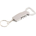 Custom Promotional Bottle Opener Keychain 3 in 1 Multifunctional Stainless Steel Bulk Metal Bottle Opener