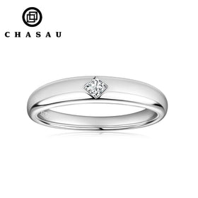 18k Gold Plated 925 Sterling Silver Ring Real Princess Cut Square Moissanite Halo Engagement Ring for Woman