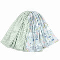 Wholesale Cute Animal Digital Print Design Polyester Minky Baby Blanket MegaBDM