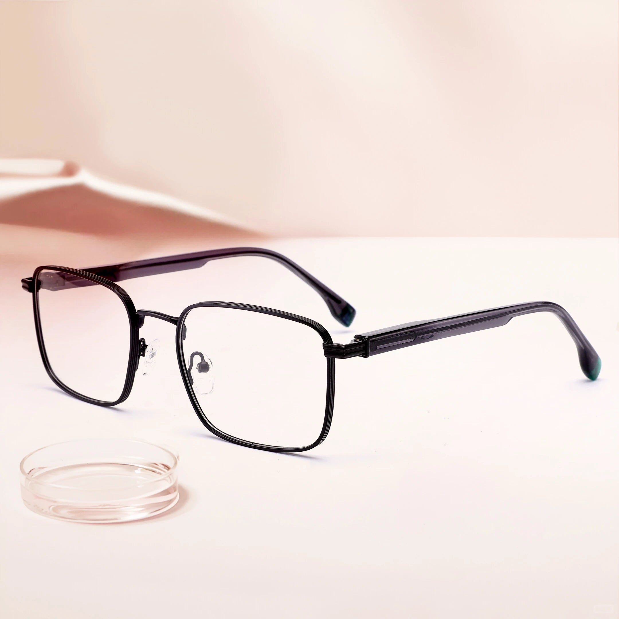 Men's Customized Logo Metal Optical Eyewear Wholesale Eyeglass Spectacles Frames