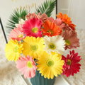 Hot Sale Wholesale Home Decoration Flowers Natural PU Artificial African Chrysanthemum for Wedding Bouquet