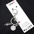 Friendship Senior Graduation Gift Sports Ballet Dance Dancer Dancing Cowboy Horseshoe Horse Key Chain Key Rings Key Chains