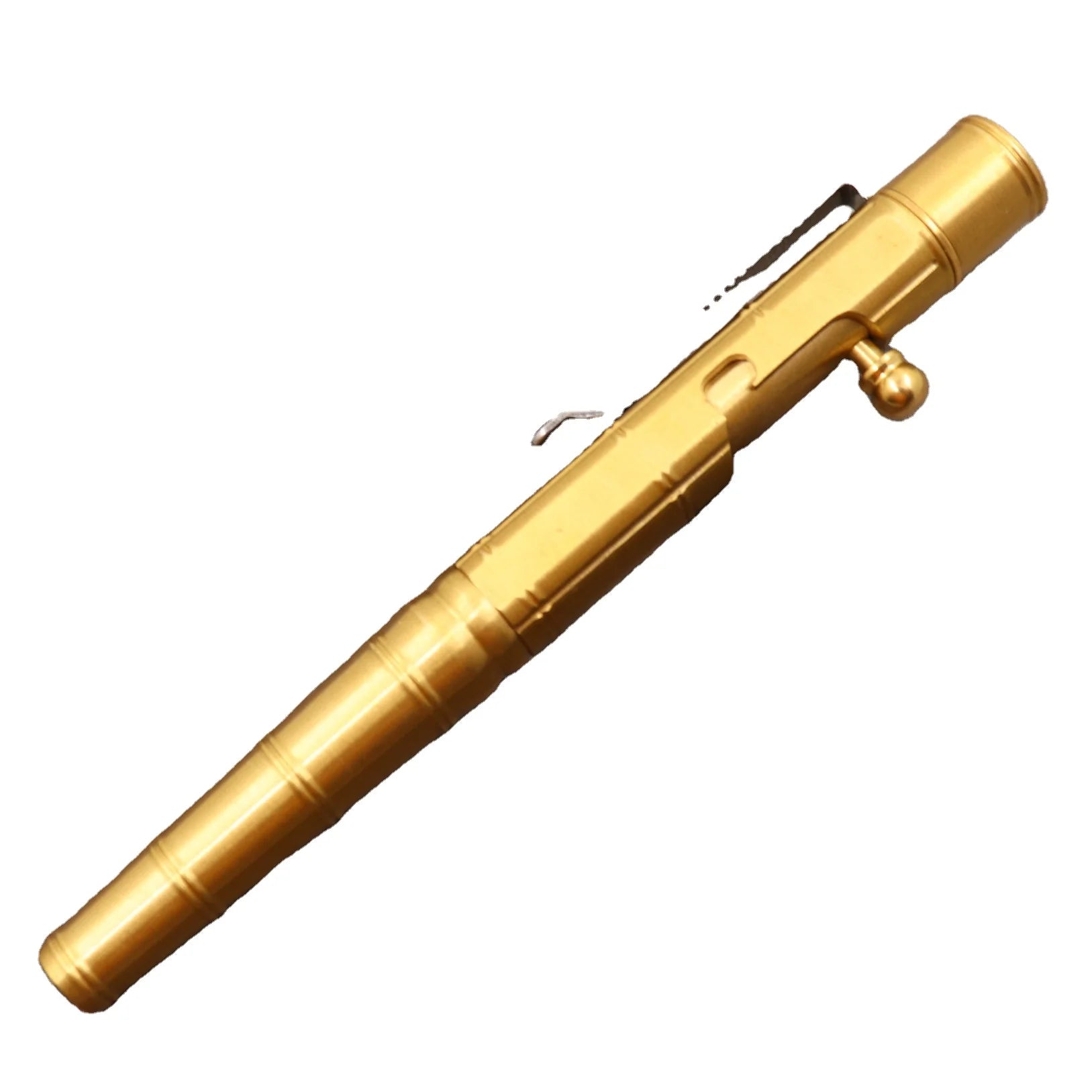 Hot Sale Customized Logo Heavy Ballpoint Pen Unique Design Metal Body 0.5mm Writing for Office School Unique Gift Pen Stationery