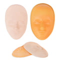 5D Silicone Practice Head for Facial Tattoo Training Permanent Makeup Skin Doll Face Display Mannequins Eyelashes & Tools