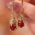 Best Selling Attract Good Luck Wealth Multi Color PiXiu Pendant Earring Paved Zircon PiXiu Ear Drop