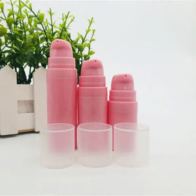 Lotion Cream Tester Vial 5ml 10ml 15ml Plastic Pink Blue Black White Vials Empty Lotion Samples Bottles