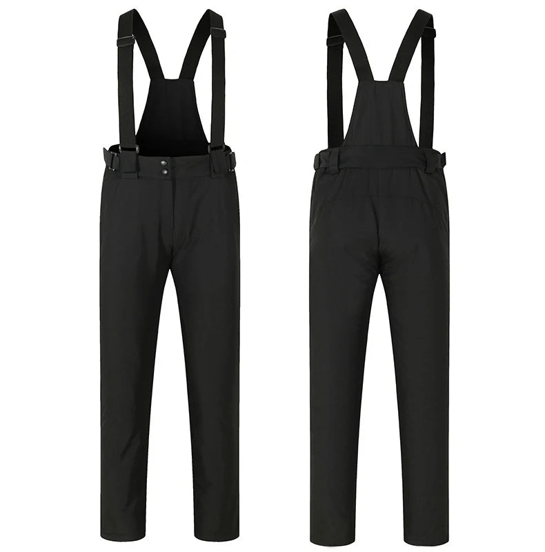 Custom Unisex Ski Pants With Adjustable Straps Breathable Waterproof Windproof for Hiking Snowboarding Plus Size Outdoor Bib