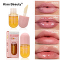 New Arrival Kiss Beauty Lip Plumper Improve Lip Lines High Gloss Lip Oil Lip Care Cute Lip Oil