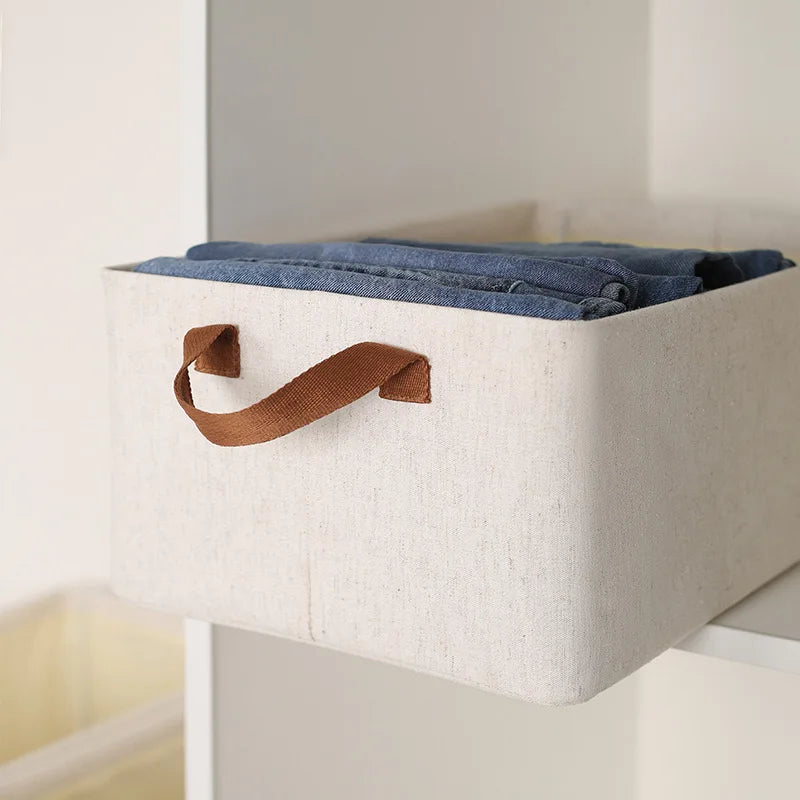 Collapsible Multi-functional Custom Logo Christmas Steel Frame Support Folding Container Organizer  Fabric Storage Boxes Bins