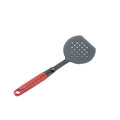 Tomatto Italian Nylon Hamburger Turner & Scoop Eco-Friendly Dishwasher Safe Red Handle for Pot Meat Ice & Vegetables