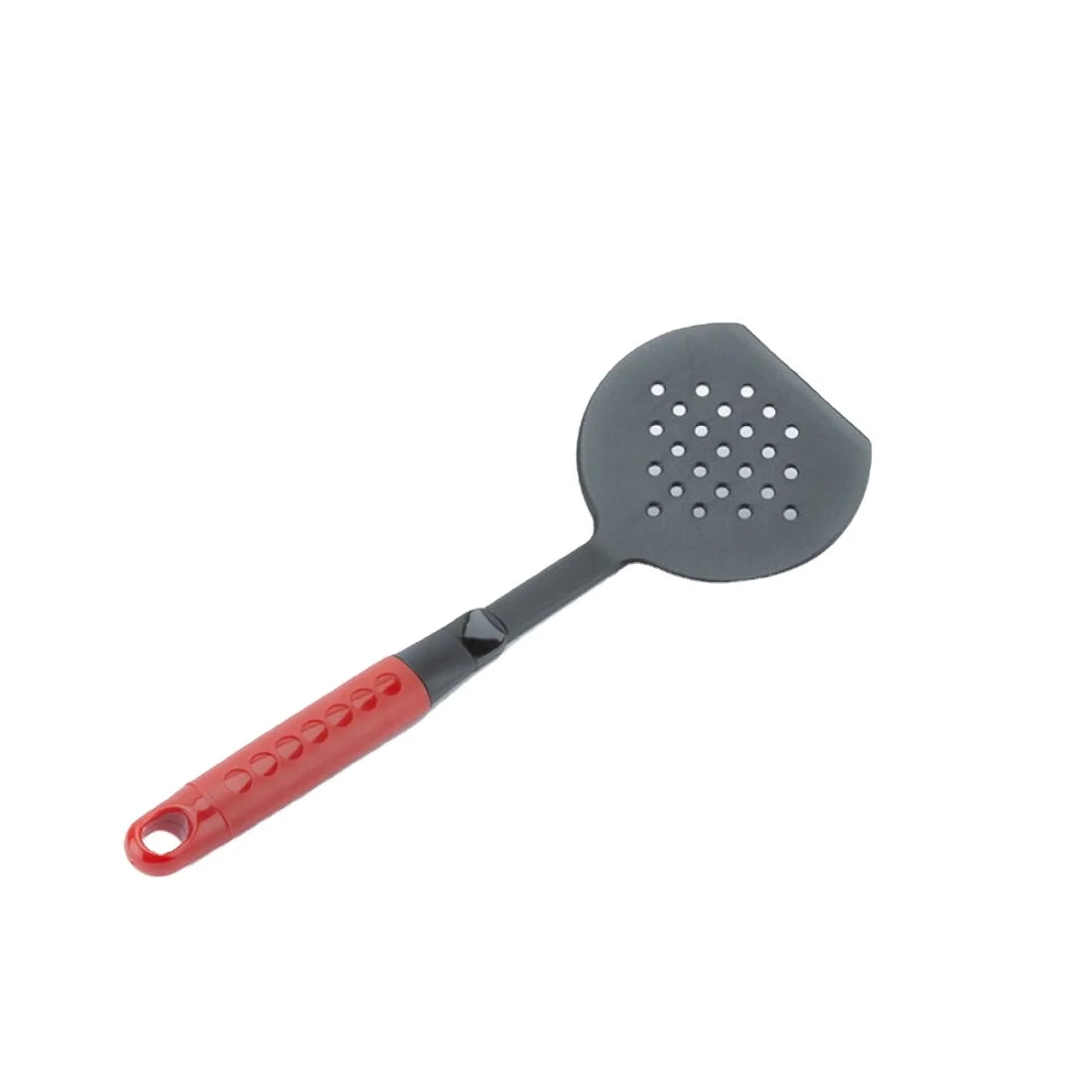 Tomatto Italian Nylon Hamburger Turner & Scoop Eco-Friendly Dishwasher Safe Red Handle for Pot Meat Ice & Vegetables