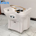 Kisen Luxury Head Spa Therapy Hair Washing No Plumbing Portable Shampoo Basin Sink With 50L Water tank and 25L Dirty Water tank
