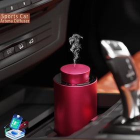 Office Air Aroma Essential Oil Nebulizer Diffuser Custom Rechargeable Battery Usb Waterless Aromatherapy Car Diffuser Machines