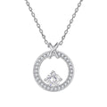 Manufacturer Wholesale 925 Sterling Silver Zirconia Pendant Necklace Bulk
