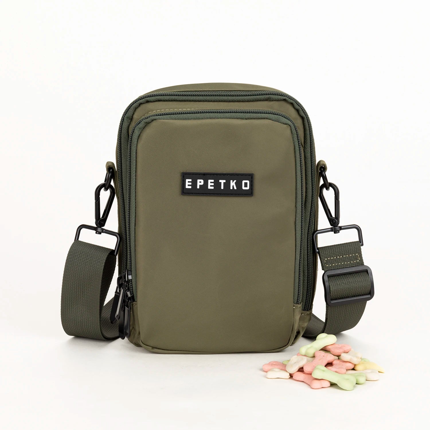 OEM Custom LOGO Dog Walking Training Bag Nylon Waterproof Dog Treat Training Bag Pet Snack Pouch Portable Pet Treat Bag