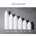 Cosmetic Facial Cleanser Crimp Vacuum Airless Bottle  80ml 100ml Porcelain White PP Plastic Lotion Pump Bottle
