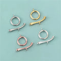 Bulk Toggle Clasps High Quality S925 Sterling Silver Gold Plated Curved OT Clasp for Jewelry Making Supply