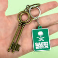 High-Quality Middle Eastern Keychain Soft PVC Falcon and Saudi Arabia Map Design for Souvenir Shops and Travelers