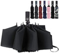 Auto Foldable Umbrella Luxury Travel Umbrella Minimalist Design Windproof Straight Stick Promotional Umbrella