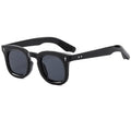 Trend 2024 Designer Unisex Sunglasses Black Full PC Frames UV400 Plastic Lenses Custom Logo Luxury Sunglasses for Men Wholesale