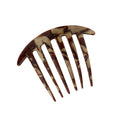 DOWELL Wholesale 6 Tooth Comb Simple Retro Hair Accessories Fork Combs for Women