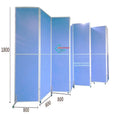 Portable Folding Freestanding Folding Office School Space Partition Screen Room Dividers Collapsible Cubicle