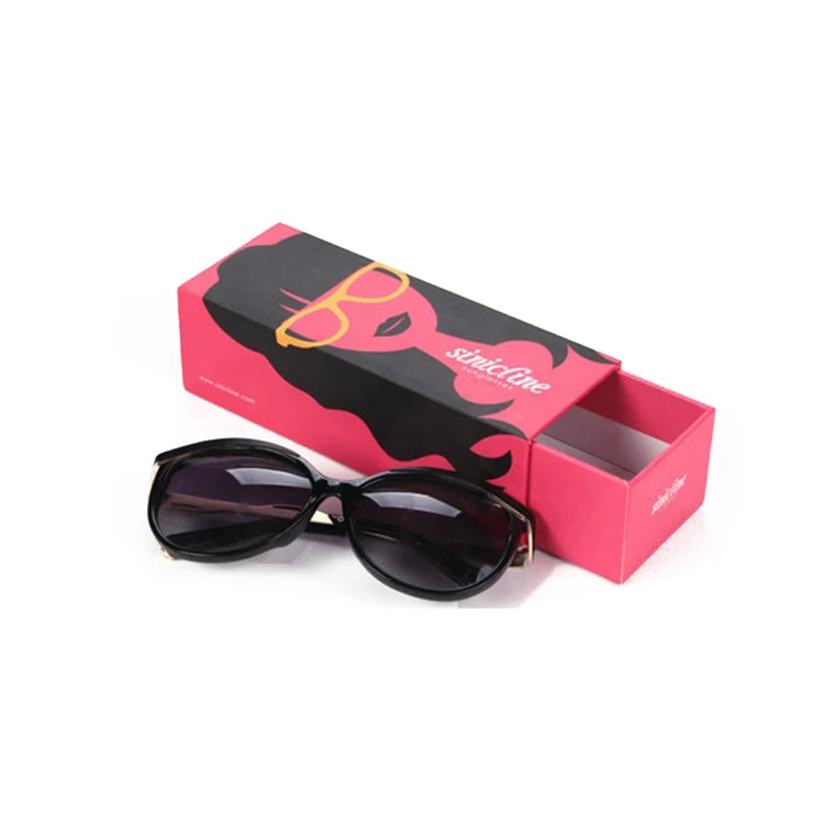 Supplier Custom Printed Rigid Carton Packaging Embossing Matt Lamination UV Coating Recycled Materials for Sunglasses Gift