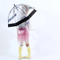Kids Umbrella Transparent Colour European Umbrella for Children