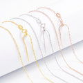 Universal Chain WHOLESALE PRICE 18 Inch S925 Sterling Silver Star Chain With Pin and Adjustable Ball Choker Necklace DIY  Access