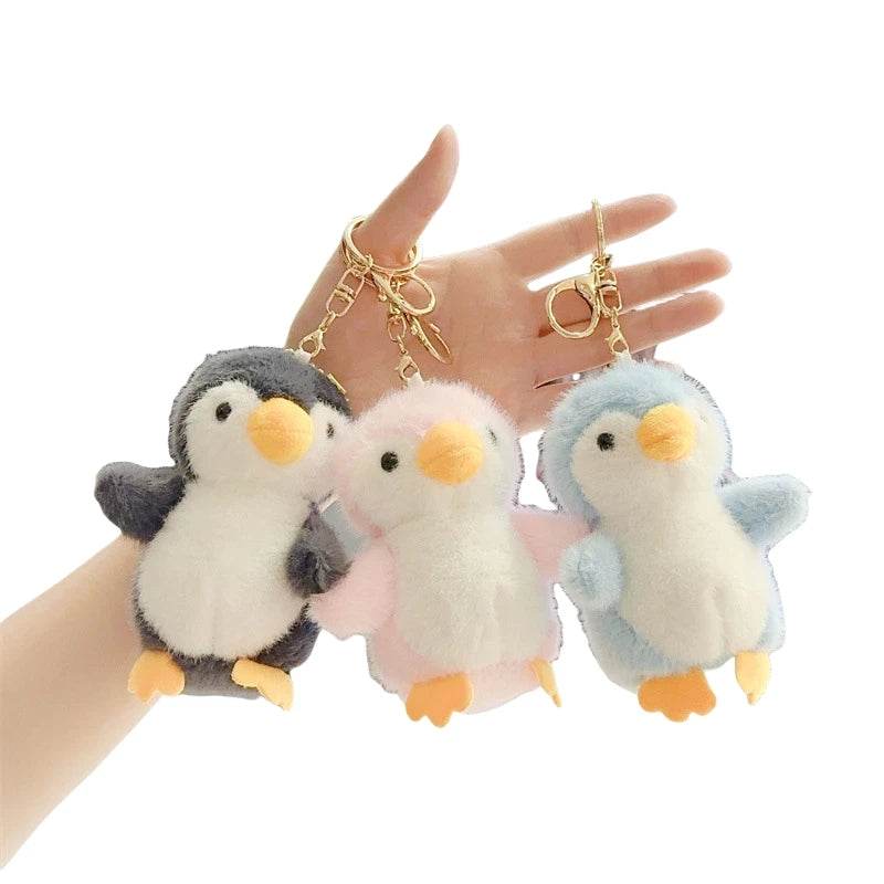 Cute Soft Penguin Plush Toy Stuffed Sea Animals Toys Key Chains Plushie Penguin Keychain Wholesale Stuffed Penguin Doll Keychain