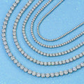 Xingyue Hiphop Ice Out Fine Jewelry 2-6mm Silver 925 Link Necklace Gra Vvs Lab Diamond Mossanite Moissanite Chainb for Men