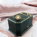 LAMOON S925 Sterling Sliver Bracelet for Women Natural Freshwater Pearls 14K Gold Plated Fine Jewelry Female Bracelets