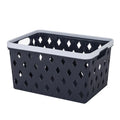 Cheap Factory Price Plastic Storage Basket With Two Handles Portable  Container Storage