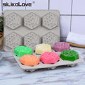 3d Honey Bee Honeycomb Soap Mold New  Silicone Creative 6 Holes Cake Tools  Soap Molds Moulds