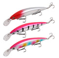 New 7 Colors Luya Fishing Lures Laser Minow Lead Block + Strengthened Treble Hooks 15.2cm 36g Sea Fishing Bait
