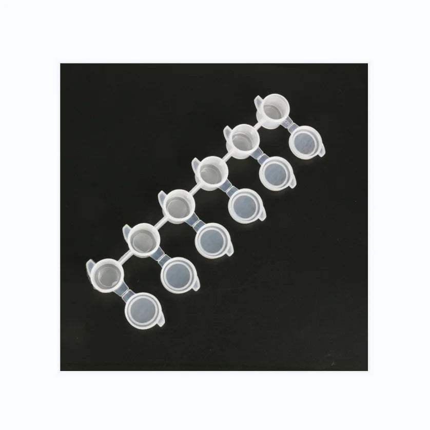 3ml Plastic Palette 6 Pieces Conjoined Painting Box Gouache Pigment Jar