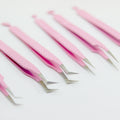 Allison Lashes Extension Tweezers Pointed Eyelash Tweezers Volume Custom Logo Stainless Steel Tweezer