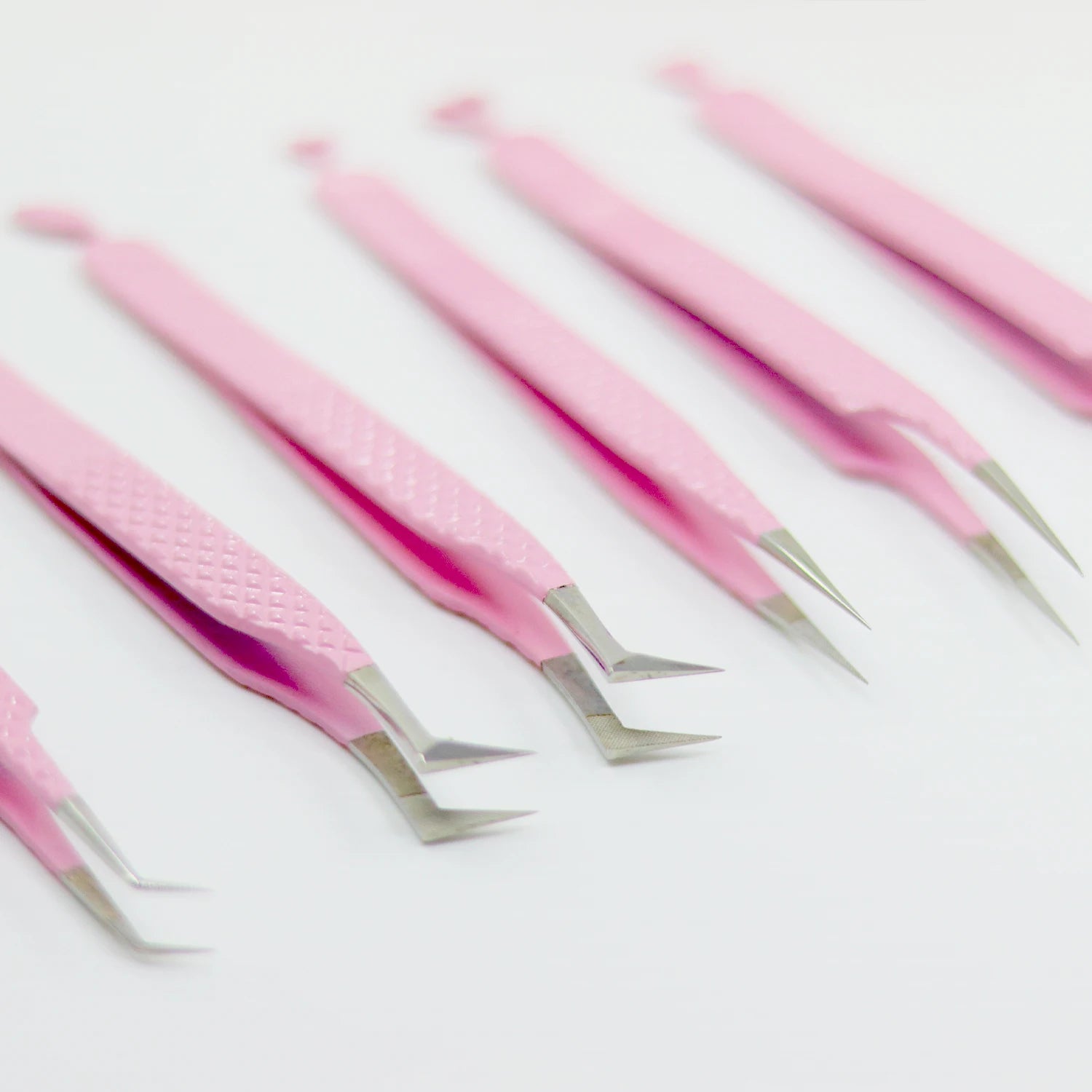 Allison Lashes Extension Tweezers Pointed Eyelash Tweezers Volume Custom Logo Stainless Steel Tweezer